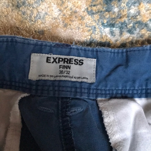 Express Finn Blue Chinos 30 x 32 - Picture 3 of 4